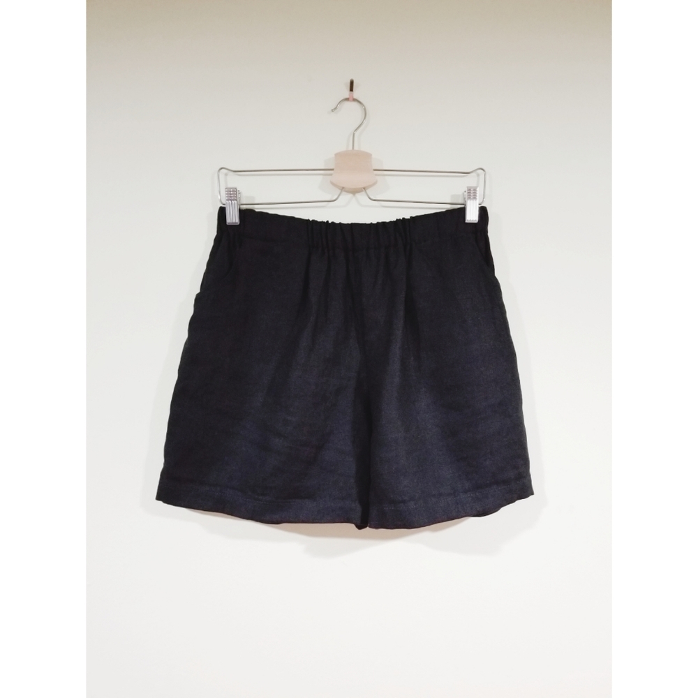 Mallow Soft Goods Goodall Shorts - Black Linen